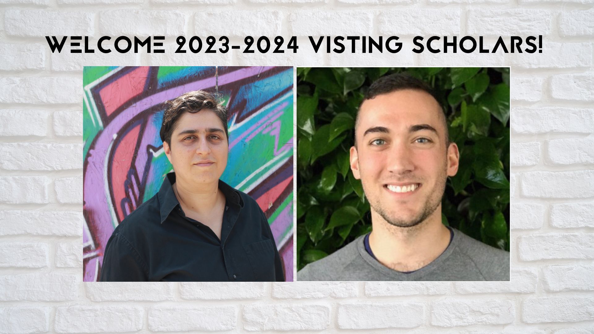 Welcome 2023-24 Visiting Scholars!